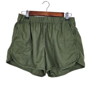 Madewell Burch Leaf Green Pull On Shorts Women's Size S